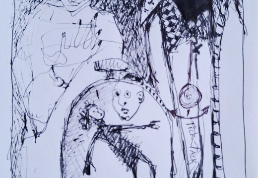  Die große Mutter dahinter