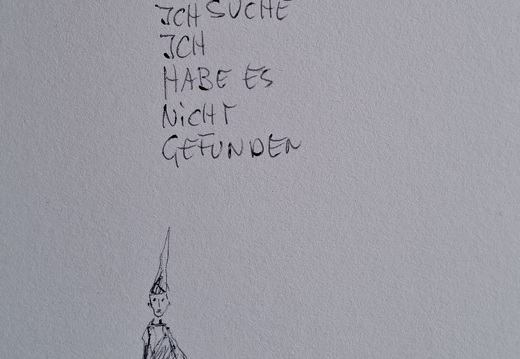 Ich suchte ...