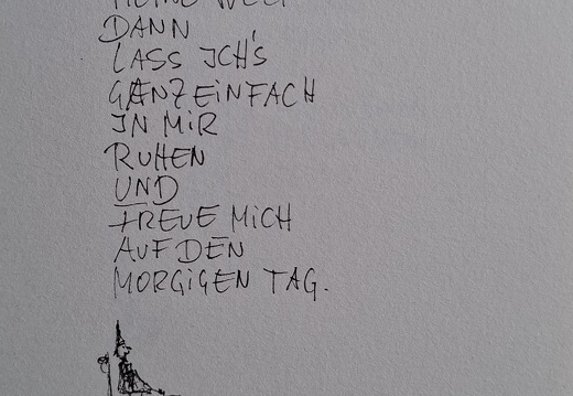 Wenn mir ...